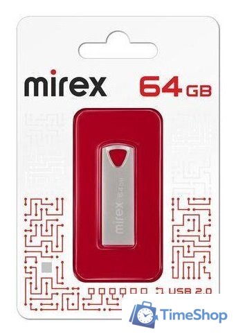 USB Flash Mirex Intro 64GB (серебристый) - Изображение №4 — Интернет-магазин Time-Shop