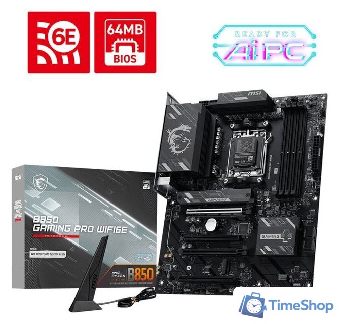 Материнская плата MSI B850 Gaming Pro WiFi6E - Изображение №5 — Интернет-магазин Time-Shop