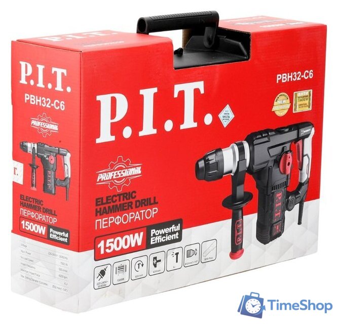 Перфоратор P.I.T. PBH32-C6 (кейс) - Изображение №4 — Интернет-магазин Time-Shop