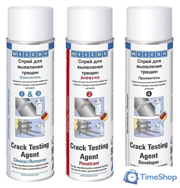 Набор для выявления трещин Weicon Набор для выявления трещин wcn11693500-Set - Изображение №1 — Интернет-магазин Time-Shop