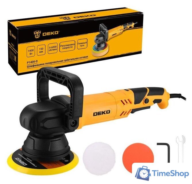 Эксцентриковая шлифмашина Deko P1400-D 083-1047 - Изображение №1 — Интернет-магазин Time-Shop