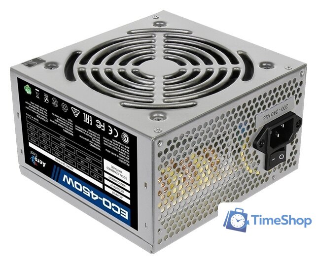 Блок питания AeroCool ECO-450W - Изображение №1 — Интернет-магазин Time-Shop