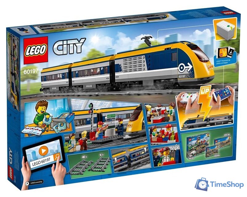 Конструктор LEGO City 60197 Пассажирский поезд - Изображение №2 — Интернет-магазин Time-Shop