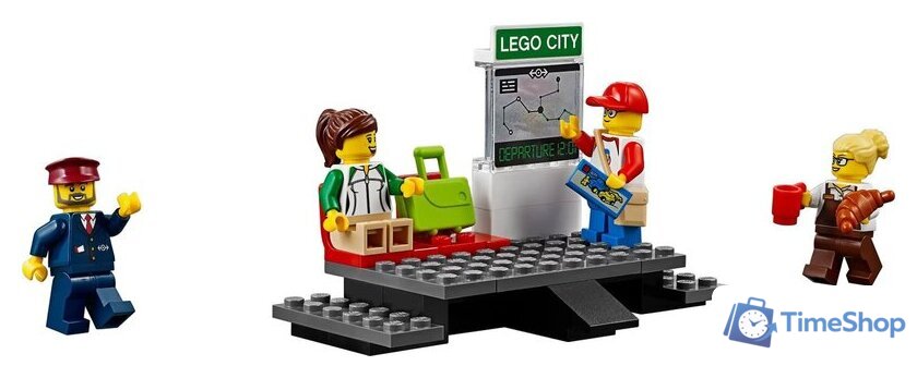 Конструктор LEGO City 60197 Пассажирский поезд - Изображение №4 — Интернет-магазин Time-Shop