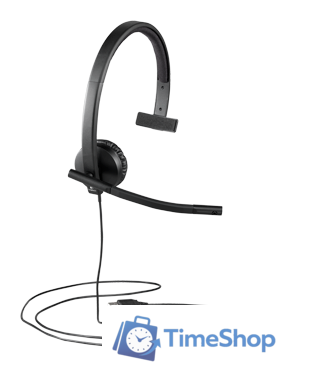 Офисная гарнитура Logitech USB Headset Mono H570e - Изображение №7 — Интернет-магазин Time-Shop