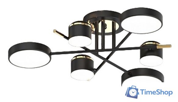 Припотолочная люстра Mirastyle Диод MH-3231/6 BK+FGD - Изображение №1 — Интернет-магазин Time-Shop