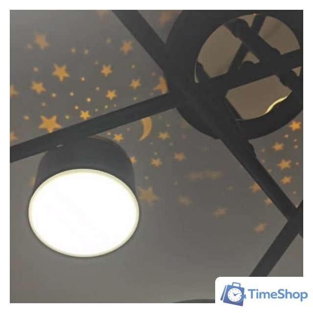 Припотолочная люстра Mirastyle Диод MH-3231/6 BK+FGD - Изображение №11 — Интернет-магазин Time-Shop