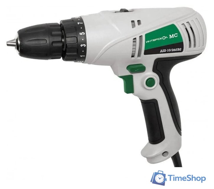 Дрель-шуруповерт Интерскол ДШ-10/260Э2 211.3.0.30 - Изображение №1 — Интернет-магазин Time-Shop