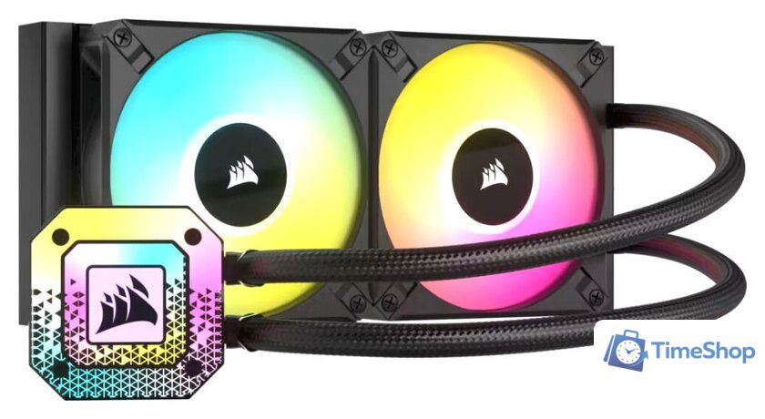 Система жидкостного охлаждения для процессора Corsair iCUE H100i Elite Capellix XT CW-9060068-WW - Изображение №1 — Интернет-магазин Time-Shop