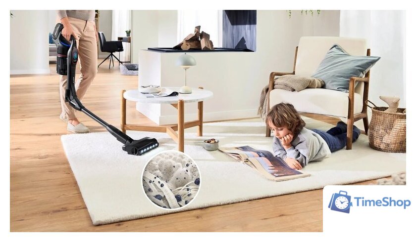 Пылесос Bosch Unlimited 10 BCS1051POW - Изображение №4 — Интернет-магазин Time-Shop