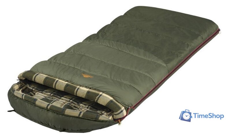 Спальный мешок AlexikA Tundra Plus XL 230 (левая молния, оливковый) - Изображение №1 — Интернет-магазин Time-Shop