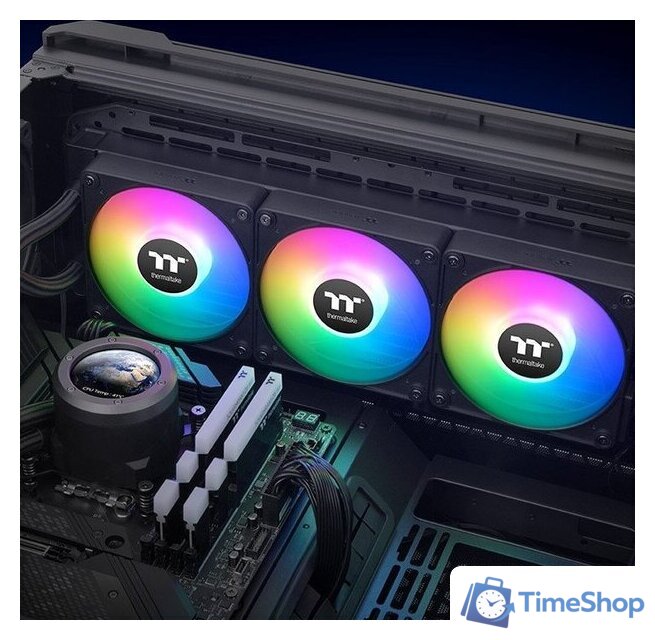 Система жидкостного охлаждения для процессора Thermaltake TH360 V2 Ultra EX ARGB CL-W415-PL12SW-A - Изображение №6 — Интернет-магазин Time-Shop