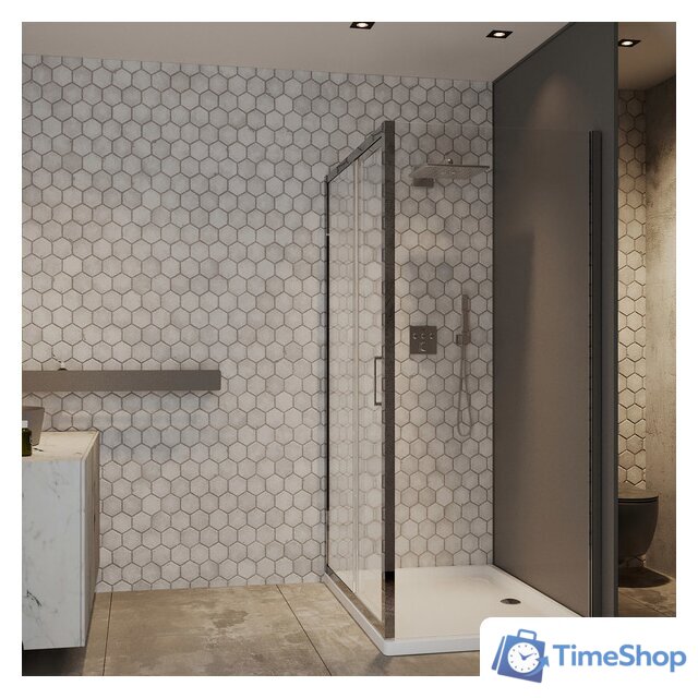 Душевой уголок Roxen Caspia 55060-100 100х80 - Изображение №3 — Интернет-магазин Time-Shop