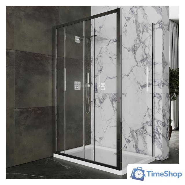 Душевой уголок Roxen Caspia 55060-100 100х80 - Изображение №2 — Интернет-магазин Time-Shop