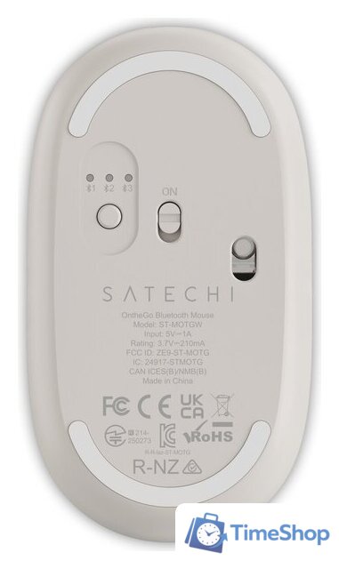 Мышь Satechi OntheGo Bluetooth Mouse (бежевый) - Изображение №2 — Интернет-магазин Time-Shop