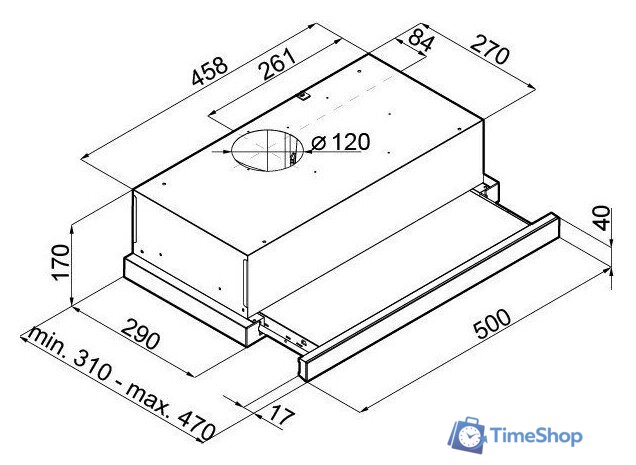 Кухонная вытяжка MPM 51-PX-68 - Изображение №4 — Интернет-магазин Time-Shop