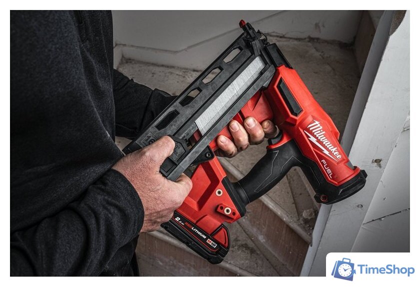 Гвоздезабиватель Milwaukee M18 FN16GA-0X Fuel 4933478094 (без АКБ, кейс) - Изображение №6 — Интернет-магазин Time-Shop