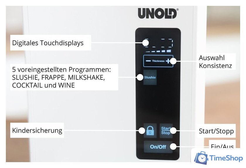 Мороженица Unold Slush ice machine Susi 48940 - Изображение №7 — Интернет-магазин Time-Shop