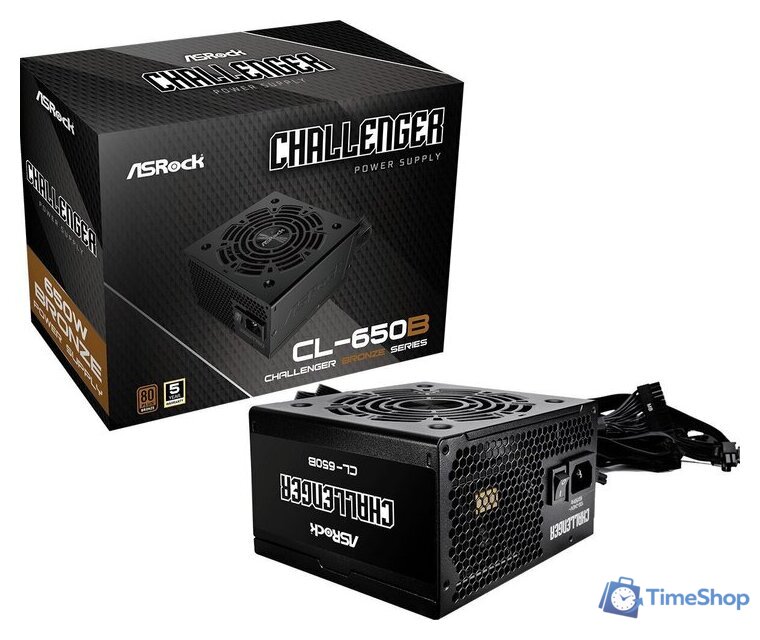 Блок питания ASRock Challenger 650W CL-650B - Изображение №5 — Интернет-магазин Time-Shop