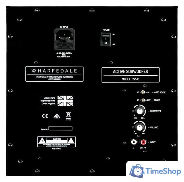 Проводной сабвуфер Wharfedale SW-15 (белый) - Изображение №4 — Интернет-магазин Time-Shop
