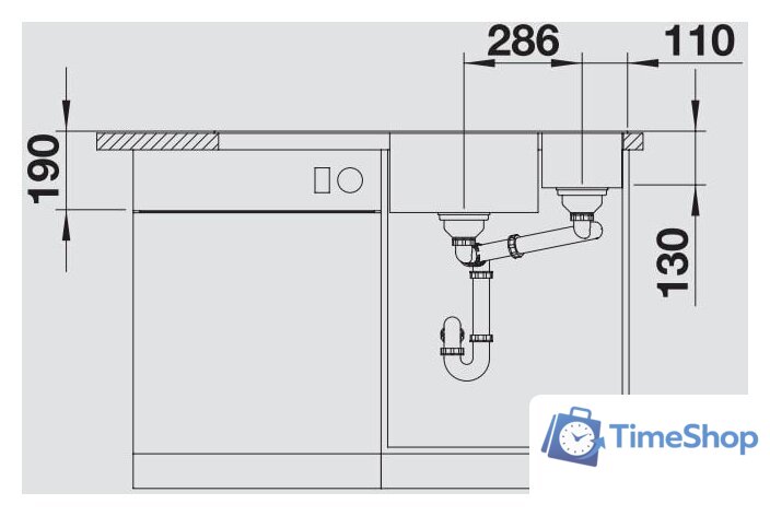 Кухонная мойка Blanco AXIA III 6 S 525848 (черный) - Изображение №4 — Интернет-магазин Time-Shop