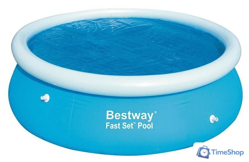 Солнечное покрывало Bestway Солнечное покрывало 210 см для бассейна 244 см 58060 - Изображение №2 — Интернет-магазин Time-Shop