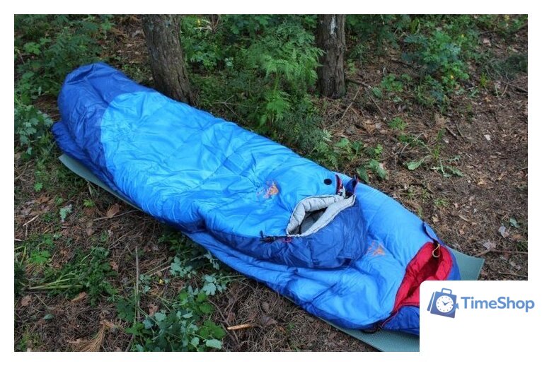 Спальный мешок AlexikA Mountain Child (правая молния, синий) - Изображение №17 — Интернет-магазин Time-Shop