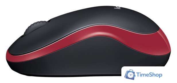 Мышь Logitech M186 (черный/красный) - Изображение №4 — Интернет-магазин Time-Shop