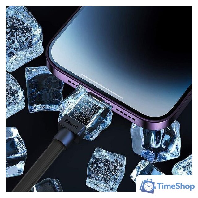 Кабель Baseus CoolPlay Series USB Type-A - Lightning (1 м, черный) - Изображение №10 — Интернет-магазин Time-Shop
