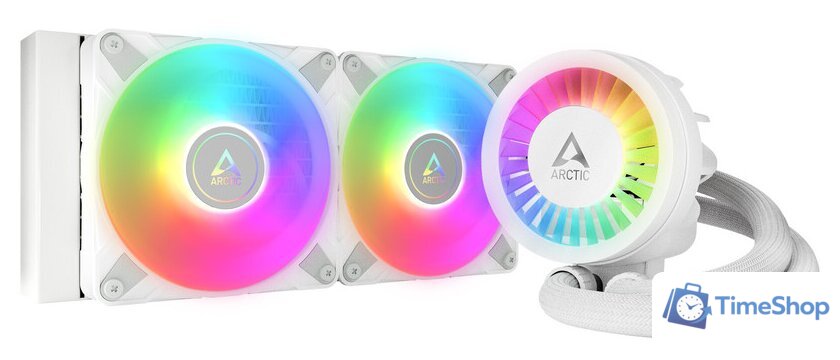 Система жидкостного охлаждения для процессора Arctic Liquid Freezer III 240 A-RGB White ACFRE00150A - Изображение №1 — Интернет-магазин Time-Shop