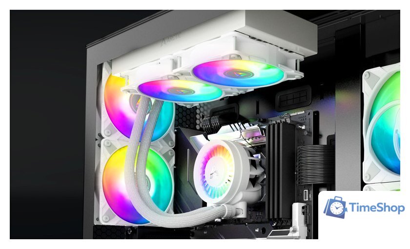 Система жидкостного охлаждения для процессора Arctic Liquid Freezer III 240 A-RGB White ACFRE00150A - Изображение №11 — Интернет-магазин Time-Shop