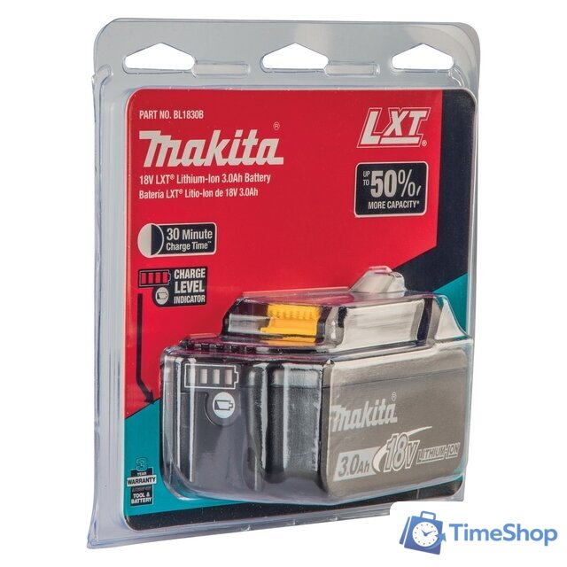 Аккумулятор Makita BL1830B (18В/3 а*ч) - Изображение №16 — Интернет-магазин Time-Shop