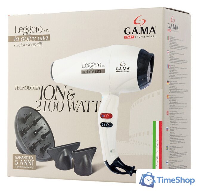 Фен GA.MA LEGGERO ION - Изображение №9 — Интернет-магазин Time-Shop