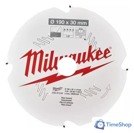 Пильный диск Milwaukee 4932471304 - Изображение №1 — Интернет-магазин Time-Shop