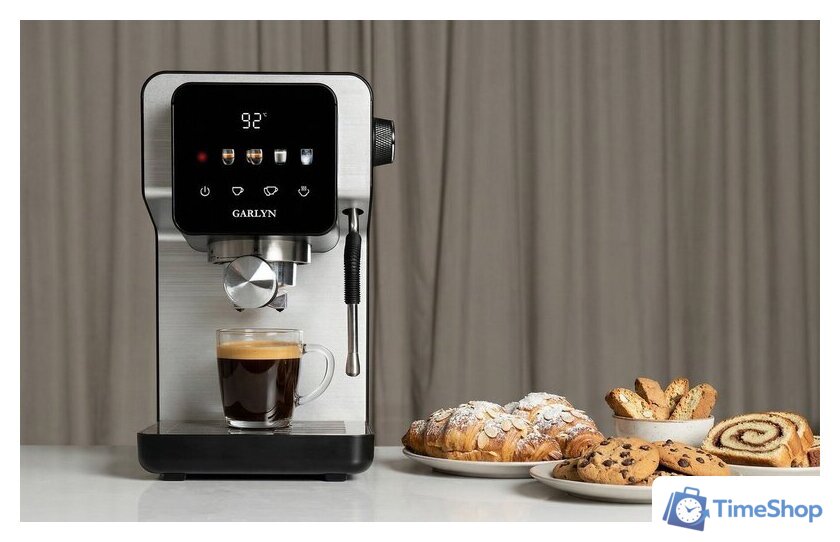 Рожковая кофеварка Garlyn L40 - Изображение №3 — Интернет-магазин Time-Shop