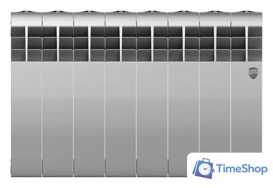 Биметаллический радиатор Royal Thermo BiLiner 350 Silver Satin (8 секций) - Изображение №2 — Интернет-магазин Time-Shop