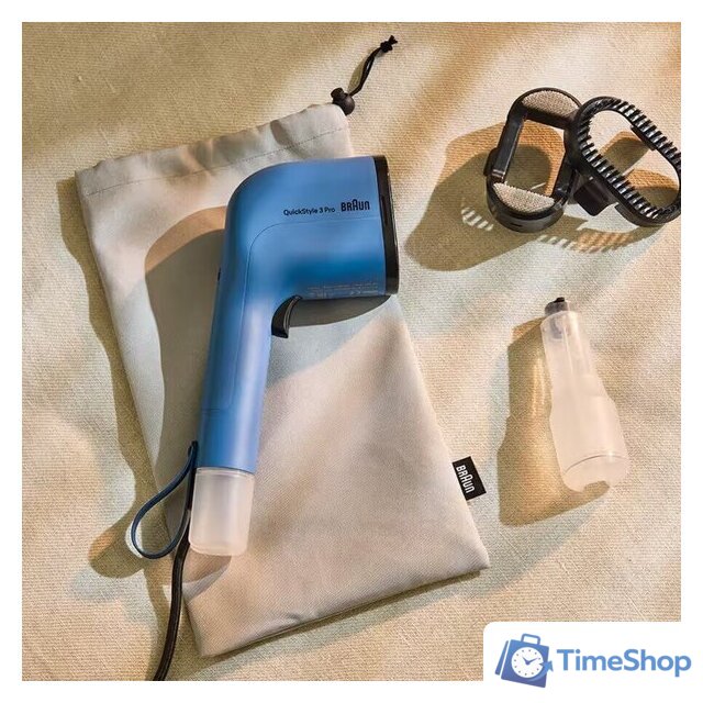 Отпариватель Braun QuickStyle 3 Pro GS 3024 Blue - Изображение №4 — Интернет-магазин Time-Shop