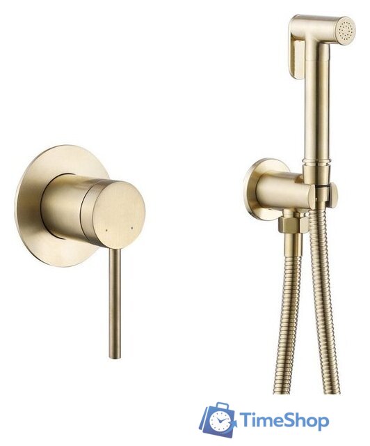 Гигиенический душ Abber Emotion AF8825G (золото матовое) - Изображение №3 — Интернет-магазин Time-Shop