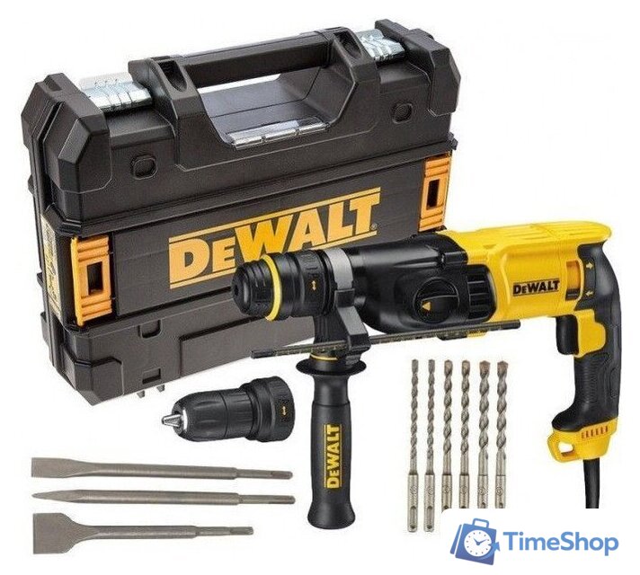 Перфоратор DeWalt D25134KP (кейс, набор оснастки) - Изображение №1 — Интернет-магазин Time-Shop