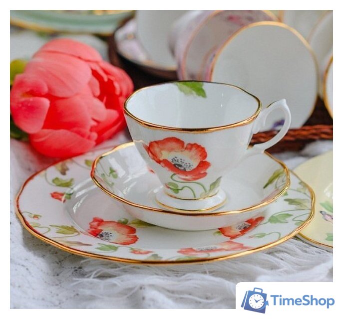 Набор чашек Royal Albert Poppy 40017570 - Изображение №3 — Интернет-магазин Time-Shop