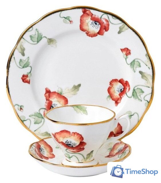 Набор чашек Royal Albert Poppy 40017570 - Изображение №1 — Интернет-магазин Time-Shop