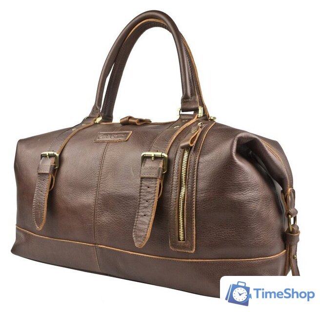 Дорожная сумка Carlo Gattini Sinfonica Campora 4019-04 (темно-коричневый) - Изображение №2 — Интернет-магазин Time-Shop