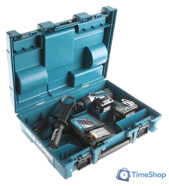 Ударная дрель-шуруповерт Makita DHP458RFE (с 2-мя АКБ, кейс) - Изображение №9 — Интернет-магазин Time-Shop