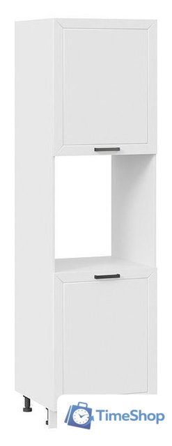 Шкаф напольный Трия Лорас 1П6 (белый/холст белый) - Изображение №2 — Интернет-магазин Time-Shop