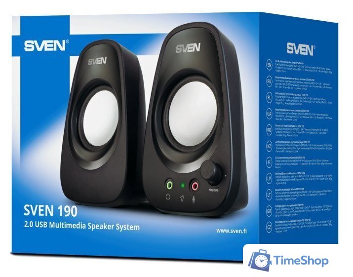 Акустика SVEN 190 - Изображение №5 — Интернет-магазин Time-Shop