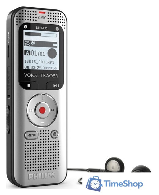 Диктофон Philips VoiceTracer DVT2015 - Изображение №5 — Интернет-магазин Time-Shop