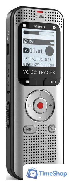 Диктофон Philips VoiceTracer DVT2015 - Изображение №2 — Интернет-магазин Time-Shop