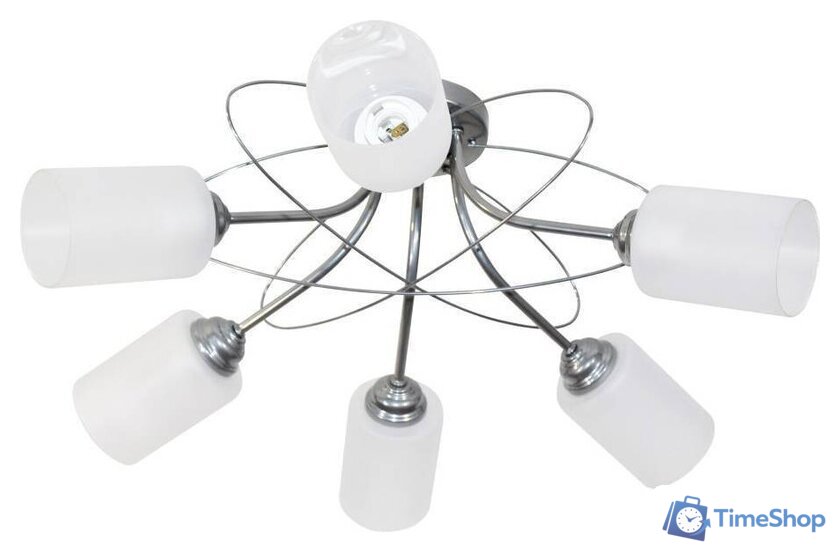 Припотолочная люстра Элетех Орбиталь 161 НСБ 01-6х60-106 Е27 1005404584 (хром) - Изображение №3 — Интернет-магазин Time-Shop