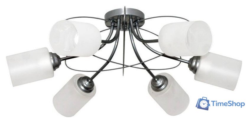 Припотолочная люстра Элетех Орбиталь 161 НСБ 01-6х60-106 Е27 1005404584 (хром) - Изображение №1 — Интернет-магазин Time-Shop