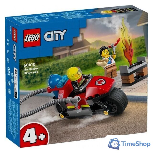 Конструктор LEGO City 60410 Пожарный мотоцикл - Изображение №1 — Интернет-магазин Time-Shop